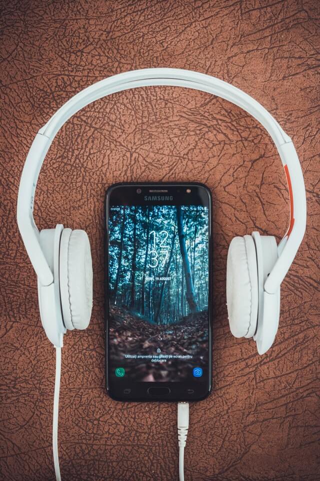 asmr science headphones and mobile